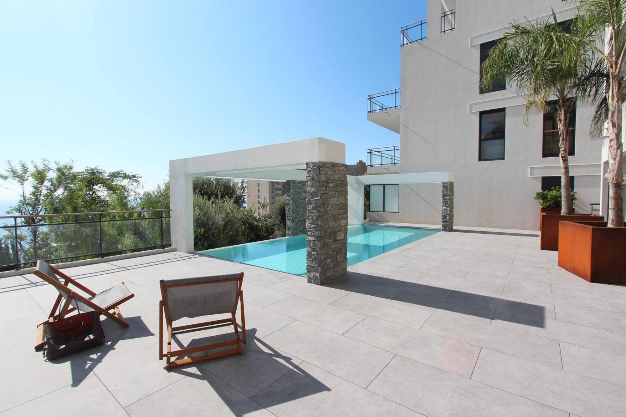 Luxurious Apartments Monaco&Seaview, Infinitypool&Parking Beausoleil Ngoại thất bức ảnh